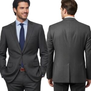 BOTANY 500 COUTURE Men's Charcoal Grey Blazer - Size 39R